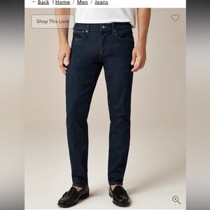 J. Crew Men's Indigo Slim Jeans NWT